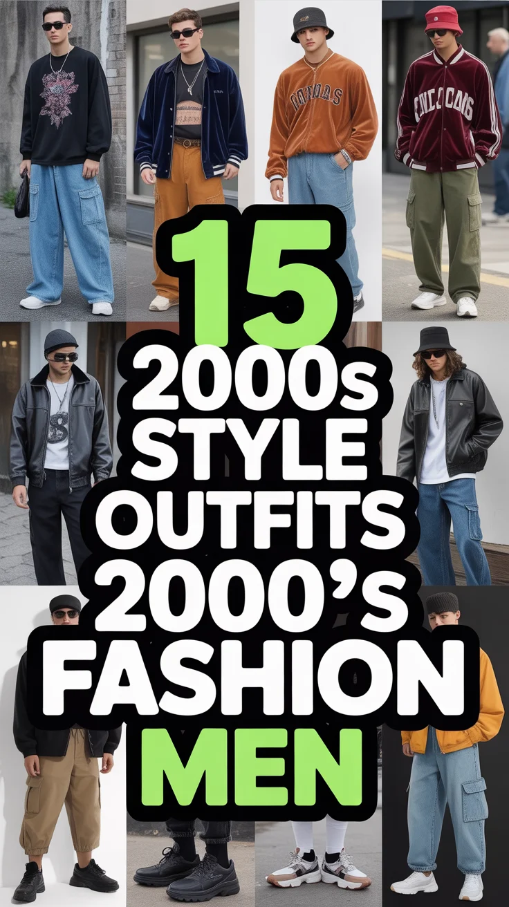 🕶️ 15 2000 Style Outfits 2000S Fashion Men