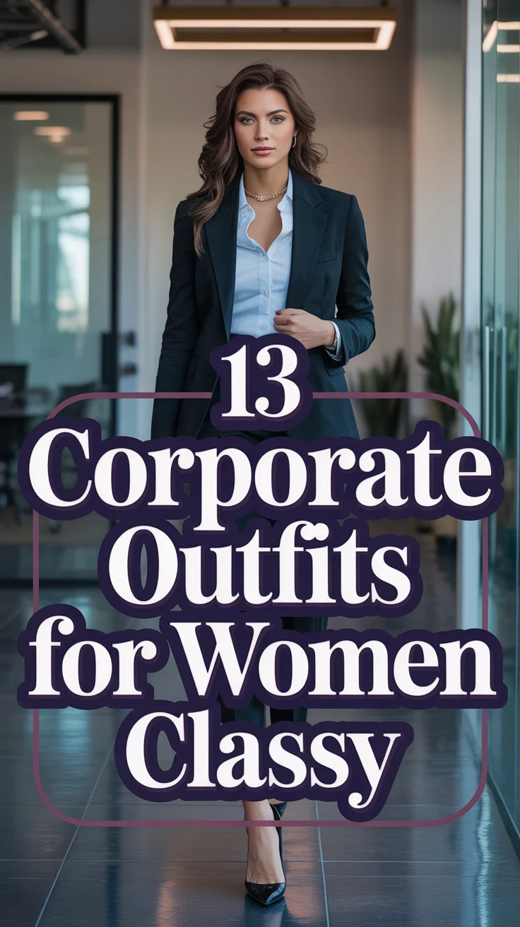 💼 13 Corporate Outfits For Women Classy