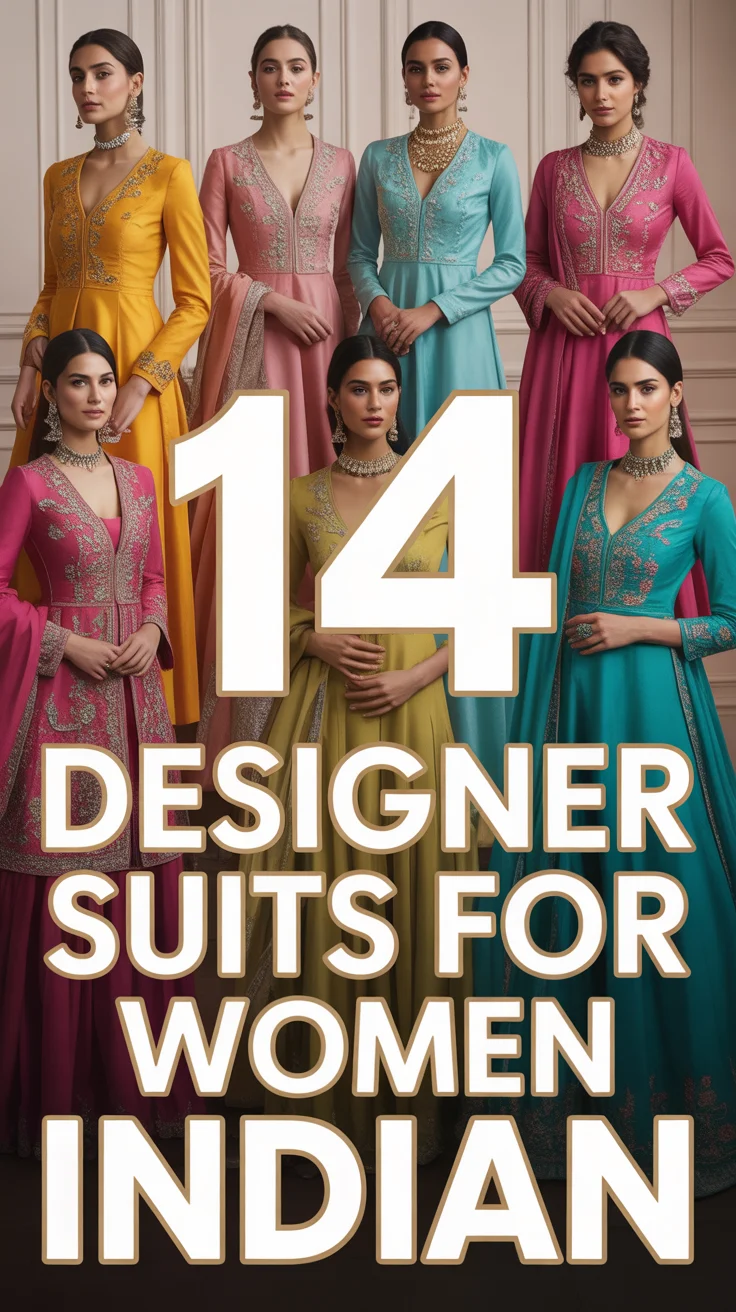 ✨ 14 Designer Suits For Women Indian