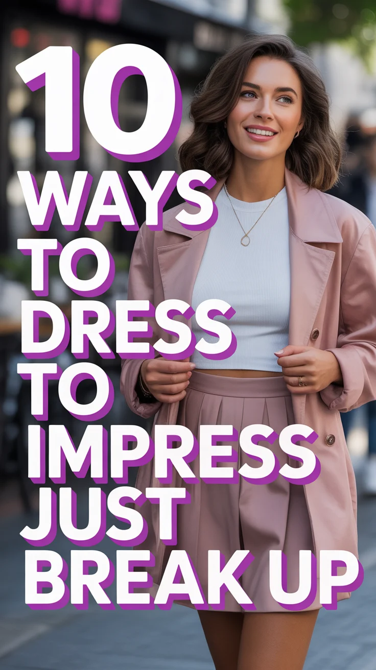 💔 10 Ways To Dress To Impress Just Break Up