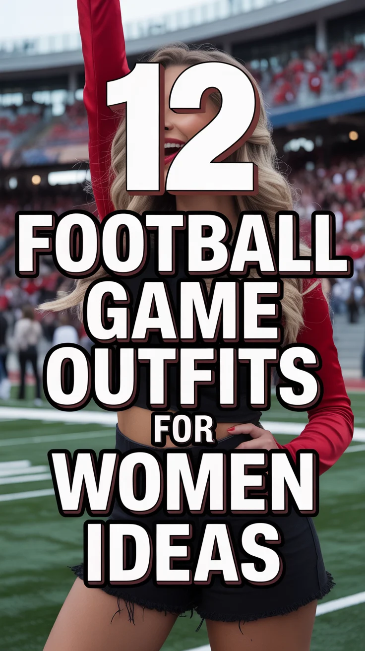 🏈 12 Football Game Outfits For Women Ideas
