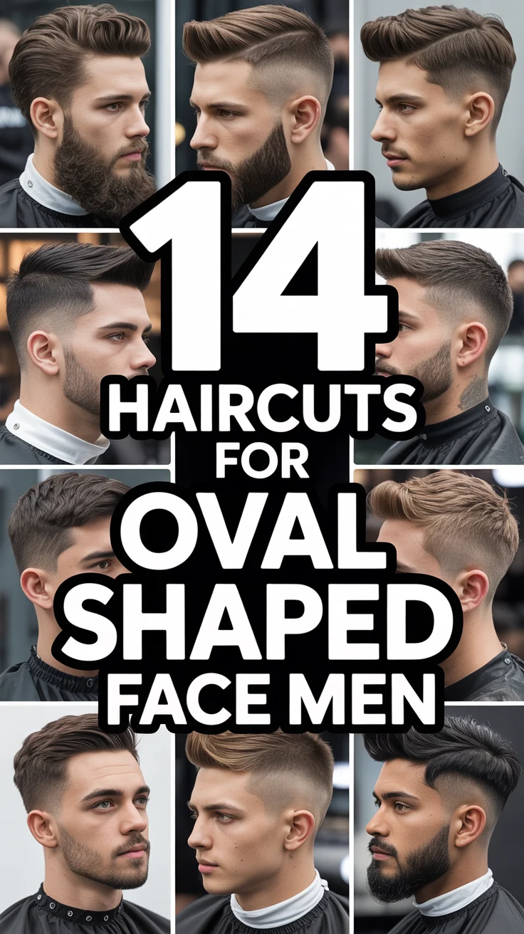 💇‍♂️ 14 Haircuts For Oval Shaped Face Men