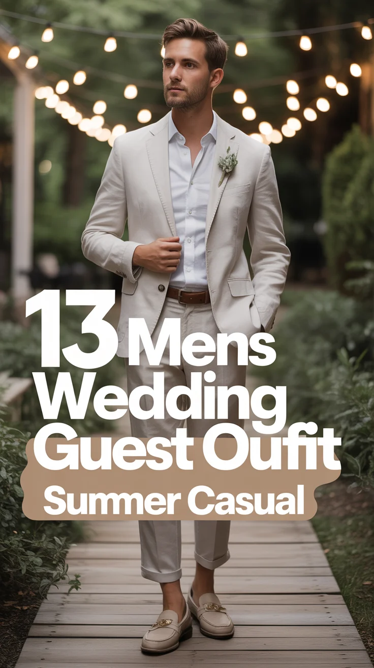 🕶️ 13 Mens Wedding Guest Outfit Summer Casual