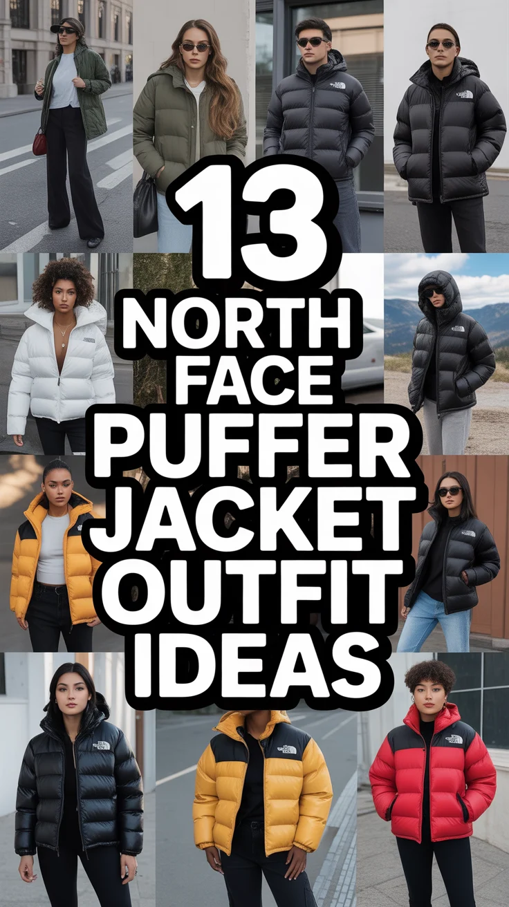 🧥 13 North Face Puffer Jacket Outfit Ideas