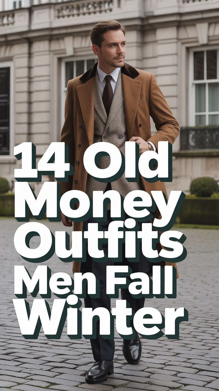 🧥 14 Old Money Outfits Men Fall Winter
