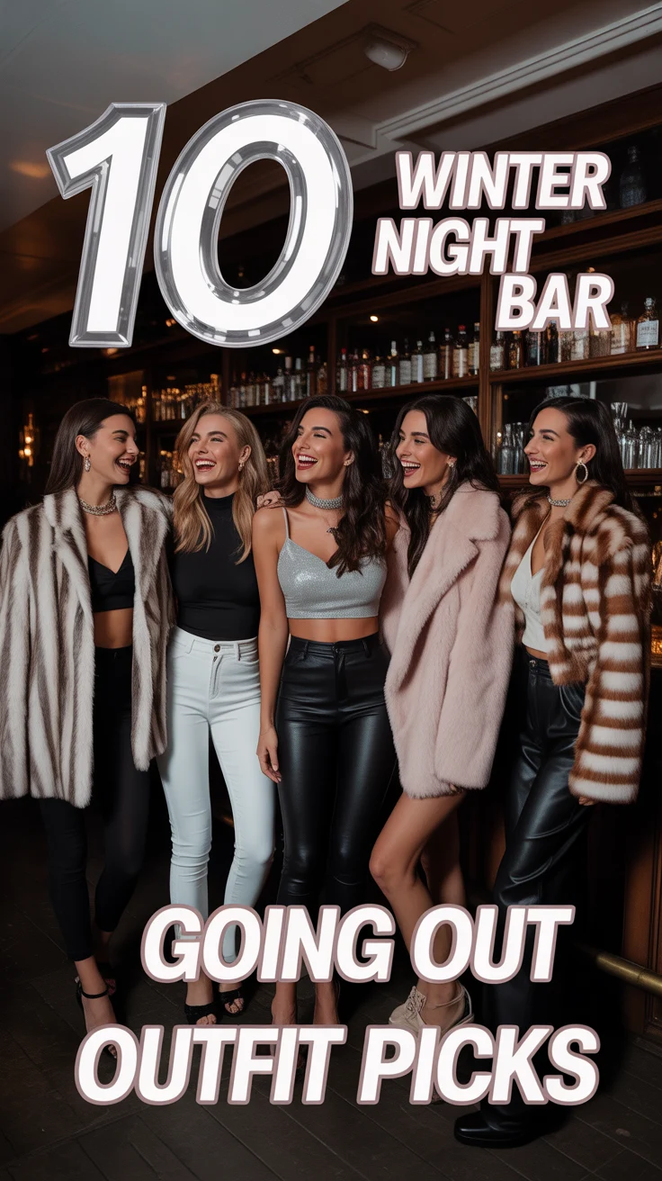 ✨ 10 Winter Night Bar Going Out Outfit Picks