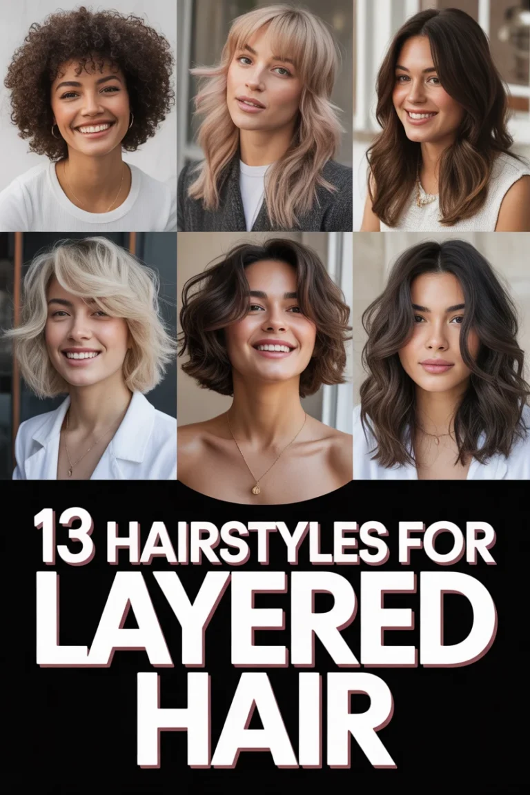 💇 13 Hairstyles For Layered Hair