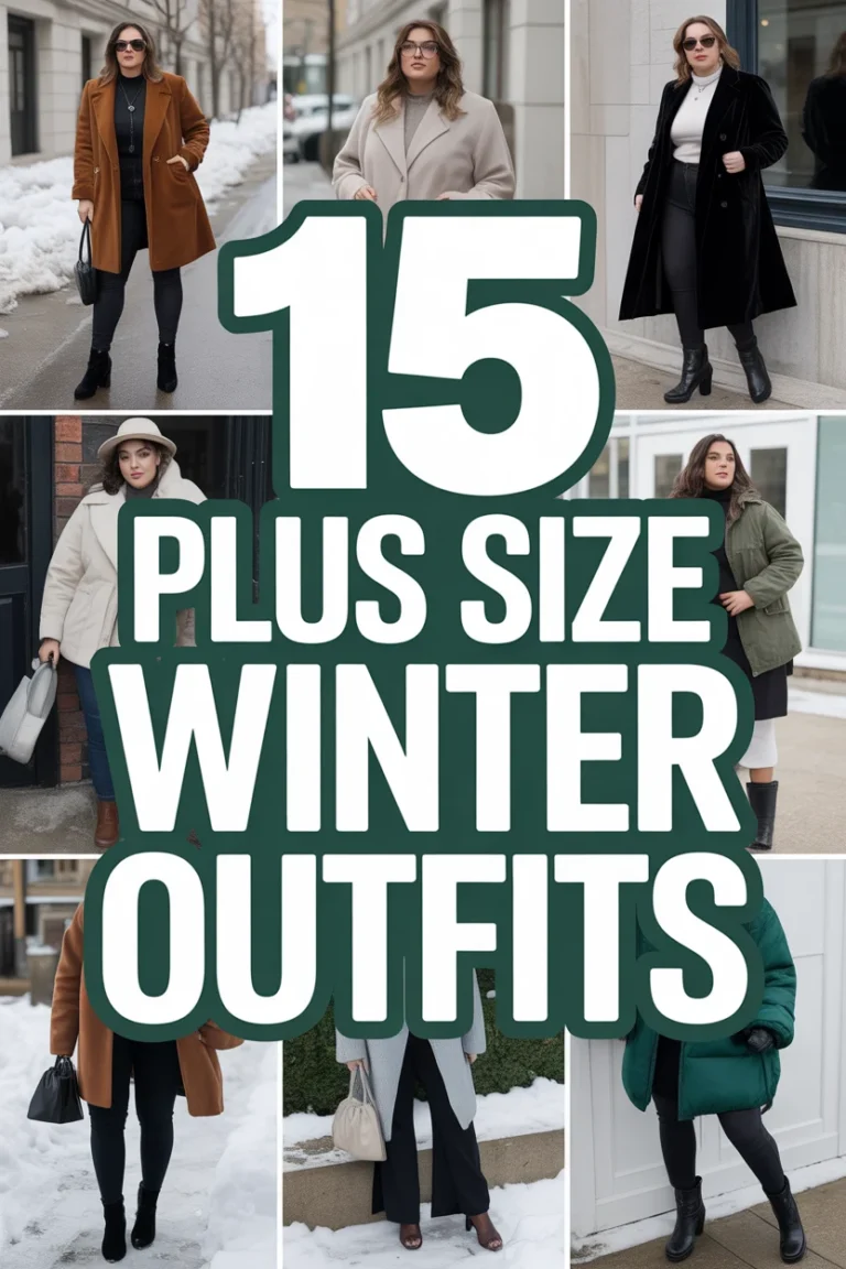 ❄️ 15 Plus Size Winter Outfits