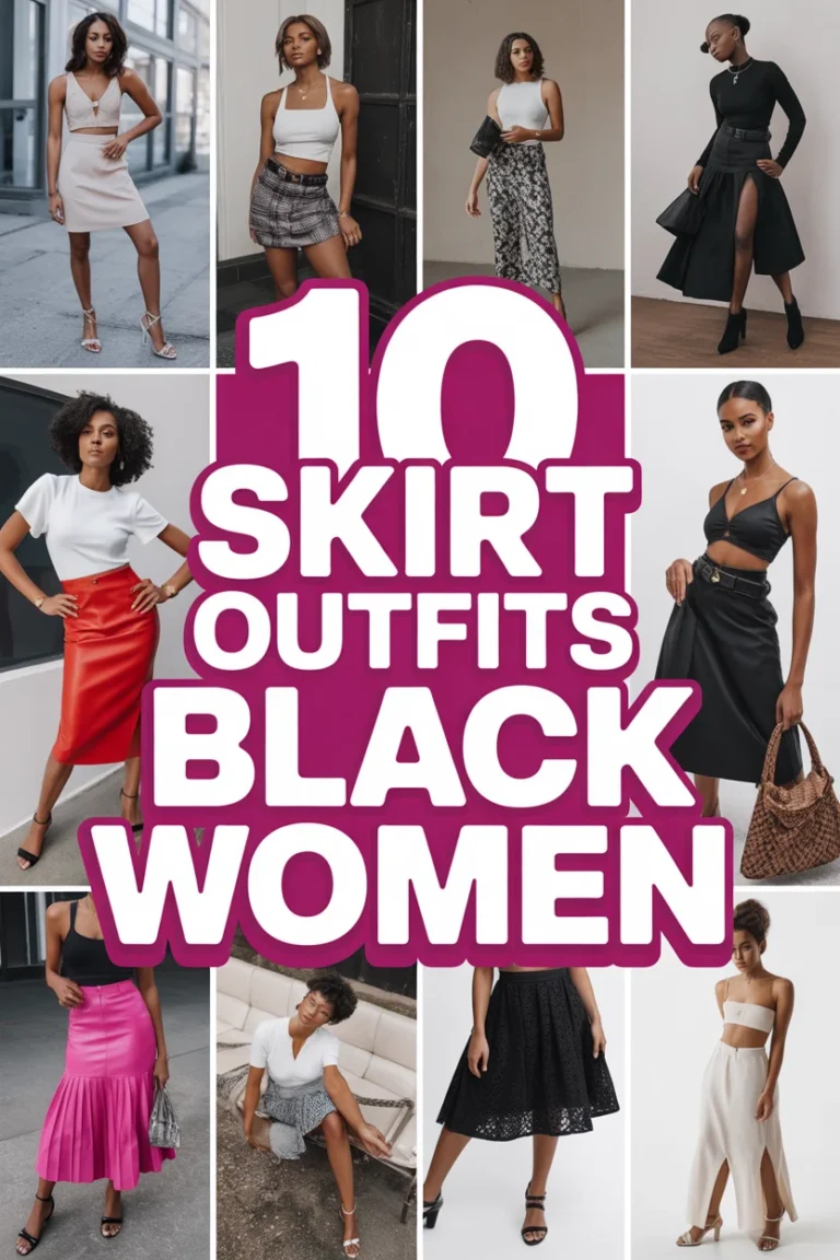 👗 10 Skirt Outfits Black Women