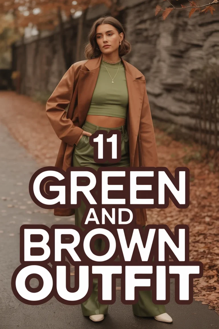 🌱 11 Green And Brown Outfit
